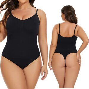 NWT HeyShape Snatched Thong Bodysuit Blk L